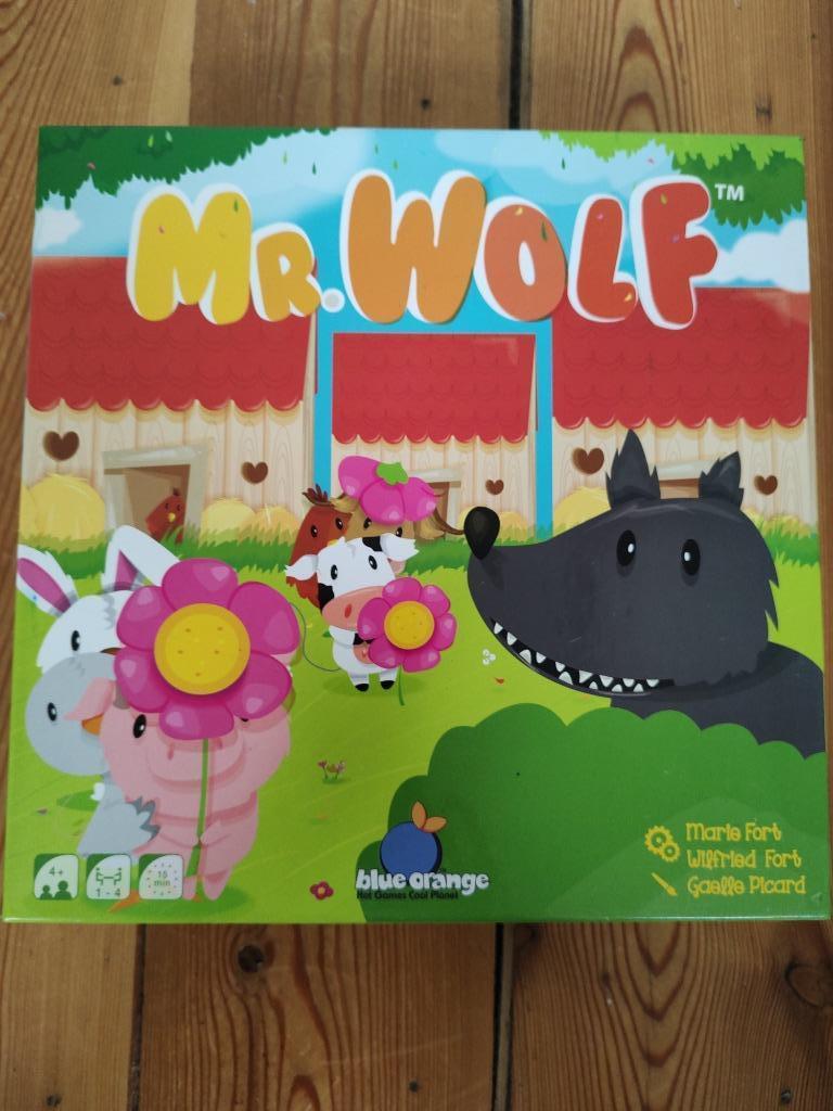 Jeu de plateau Mr. Wolf, Trois ou quatre joueurs, Enlèvement, Utilisé, Blue Orange