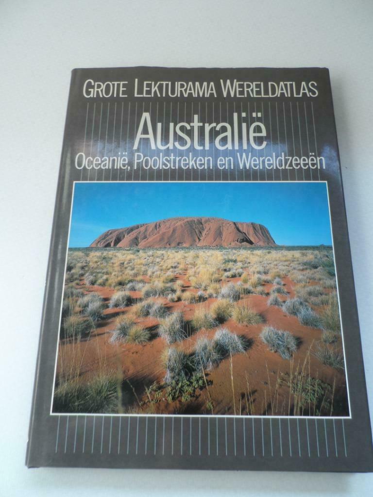 Lekturama wereldatlas Australië, Livres, Atlas & Cartes géographiques, Enlèvement, Comme neuf, Autres régions, Autres atlas