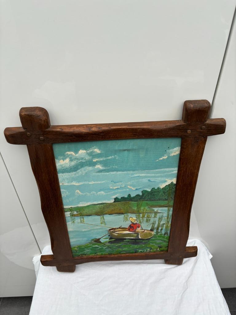 Schilderij van een visser, Enlèvement
