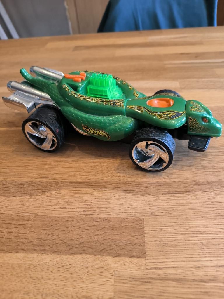 Hot Wheels snake cruiser met licht geluid en beweging., Ophalen, Zo goed als nieuw
