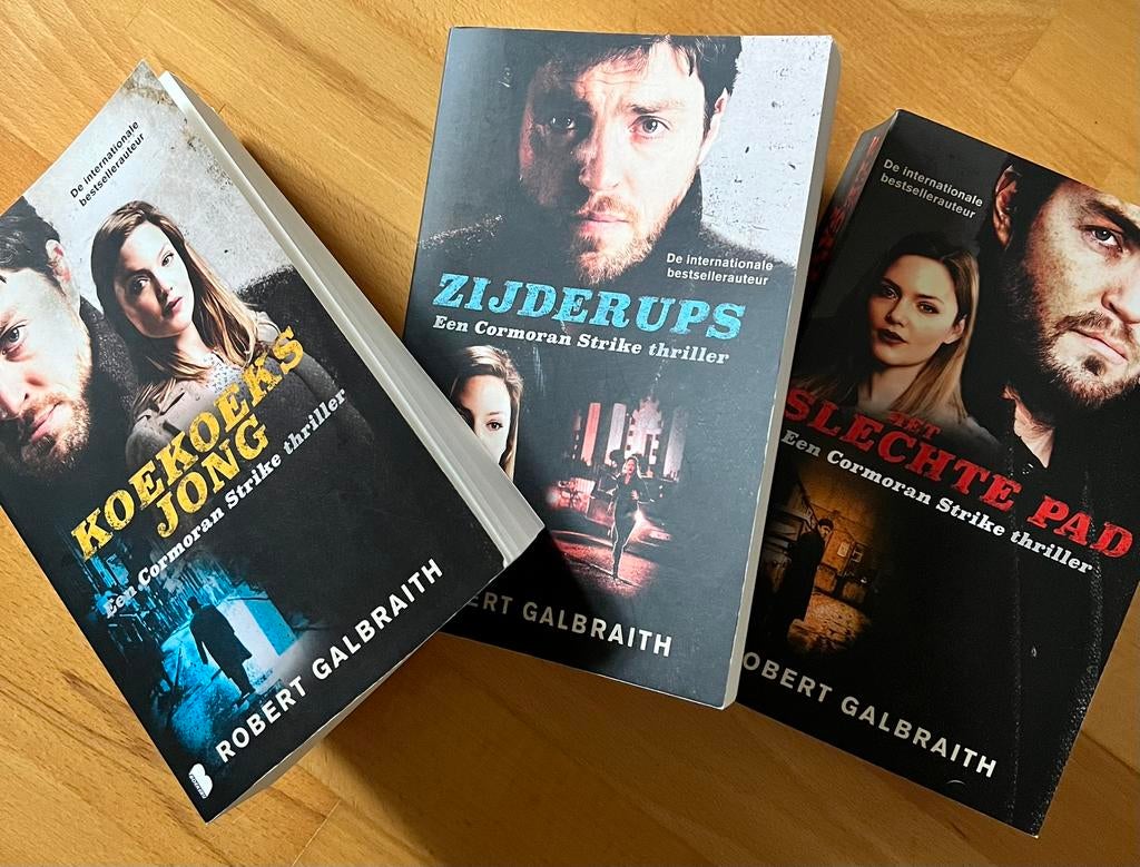 Robert Galbraith - boekenpakket (3): eerste 3 van reeks, Enlèvement ou Envoi, Comme neuf, Robert Galbraith
