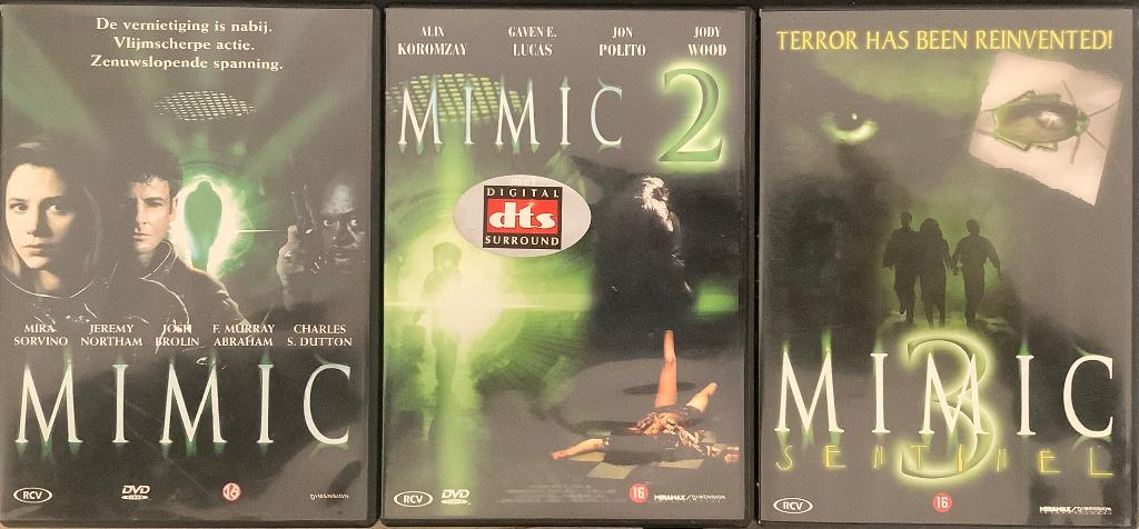 Mimic Trilogy Dvd 3disc, À partir de 16 ans, Enlèvement ou Envoi, Utilisé, Monstres