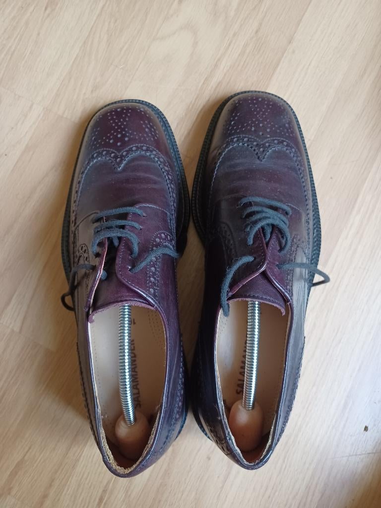 Herenschoenen Salamander maat 10 1/2, Ophalen of Verzenden, Gedragen