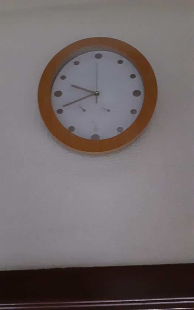Horloge qui change automatiquement les heures hiver et été, Ophalen, Zo goed als nieuw, Analoog, Wandklok