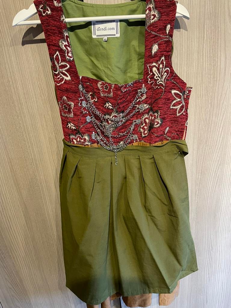 Dirndl oktoberfeestkleed, Kleding | Dames, Ophalen of Verzenden, Zo goed als nieuw, Maat 46/48 (XL) of groter