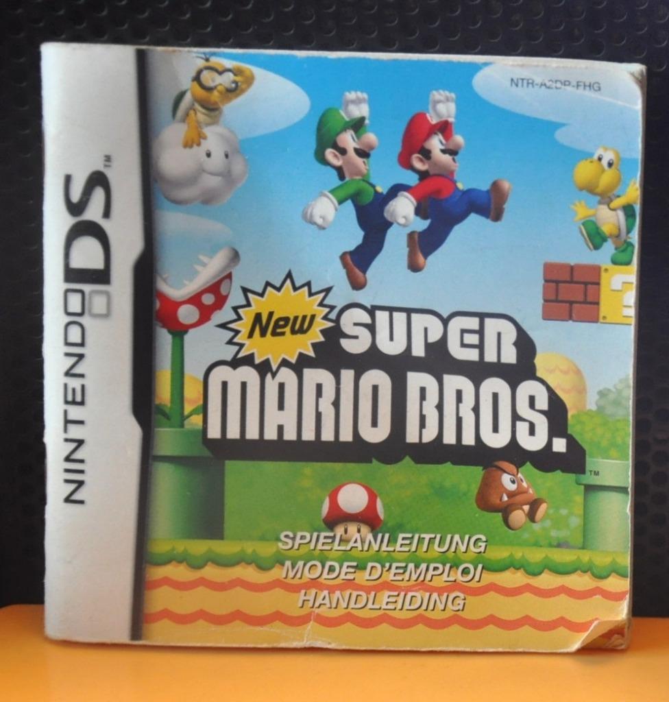 carnet mode d'emploi jeu nintendo ds new super mario bros, Enlèvement ou Envoi, Utilisé, Autres genres