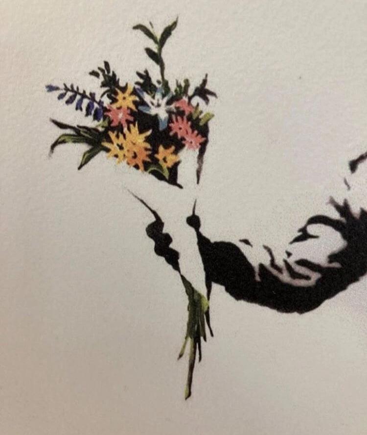 BANKSY : lithographie encadrée avec certificat, Enlèvement ou Envoi