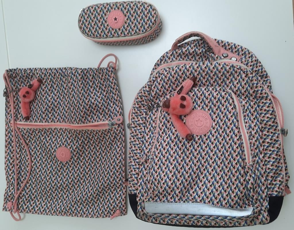 Kipling rugzak + turnzak, Ophalen, Gebruikt