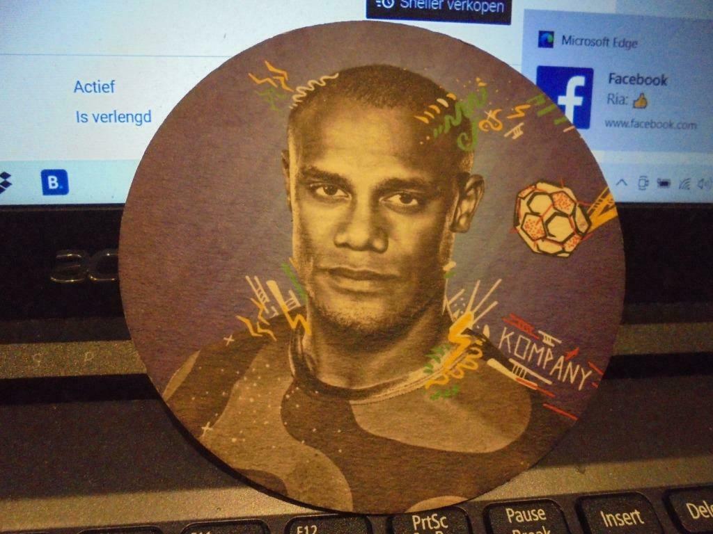vincent kompany, Enlèvement ou Envoi, Comme neuf, Sous-bock, Autres marques
