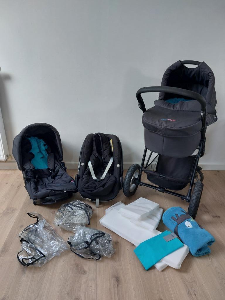 Pericles set (3) maxi cosi, kinderwagen & buggy, Kinderen en Baby's, Kinderwagens en Combinaties, Ophalen, Gebruikt, Combiwagen
