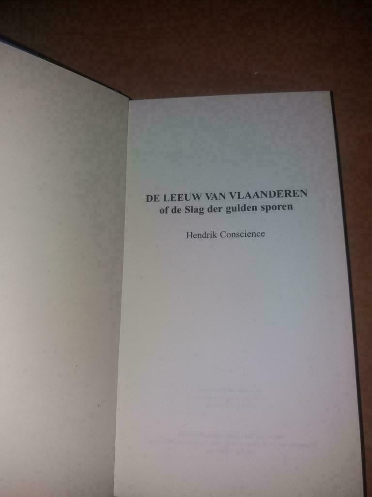 BOEK " DE LEEUW VAN VLAANDEREN, Enlèvement ou Envoi, Neuf, HENDRIK CONSCIENCE