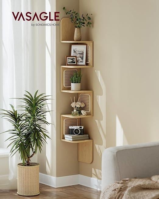Étagère d'angle | Étagère flottante | LIVRAISON GRATUITE, Maison & Meubles, Neuf, -, VASAGLE, -