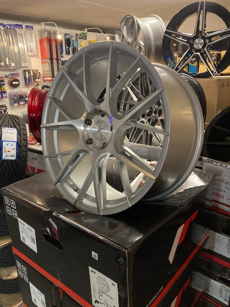 Jeu de jantes Japan Racing JR42 20" 5x112 argent usiné NOUVE, Autos : Pièces & Accessoires, Pneus & Jantes, Jante(s), 19 pouces