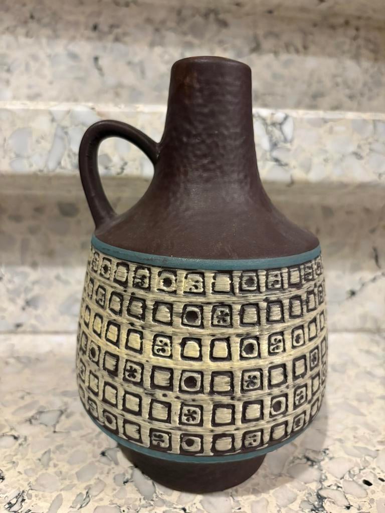 Vintage design keramiek oorvaasje West Germany, Enlèvement ou Envoi, Comme neuf