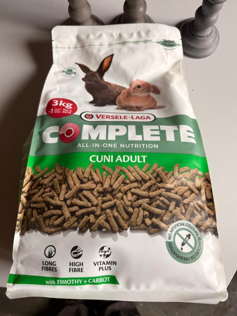 Cuni adulte 3 kg. Nourriture pour lapins, Animaux & Accessoires, Nourriture pour Animaux, Enlèvement, Rongeur ou Lapin