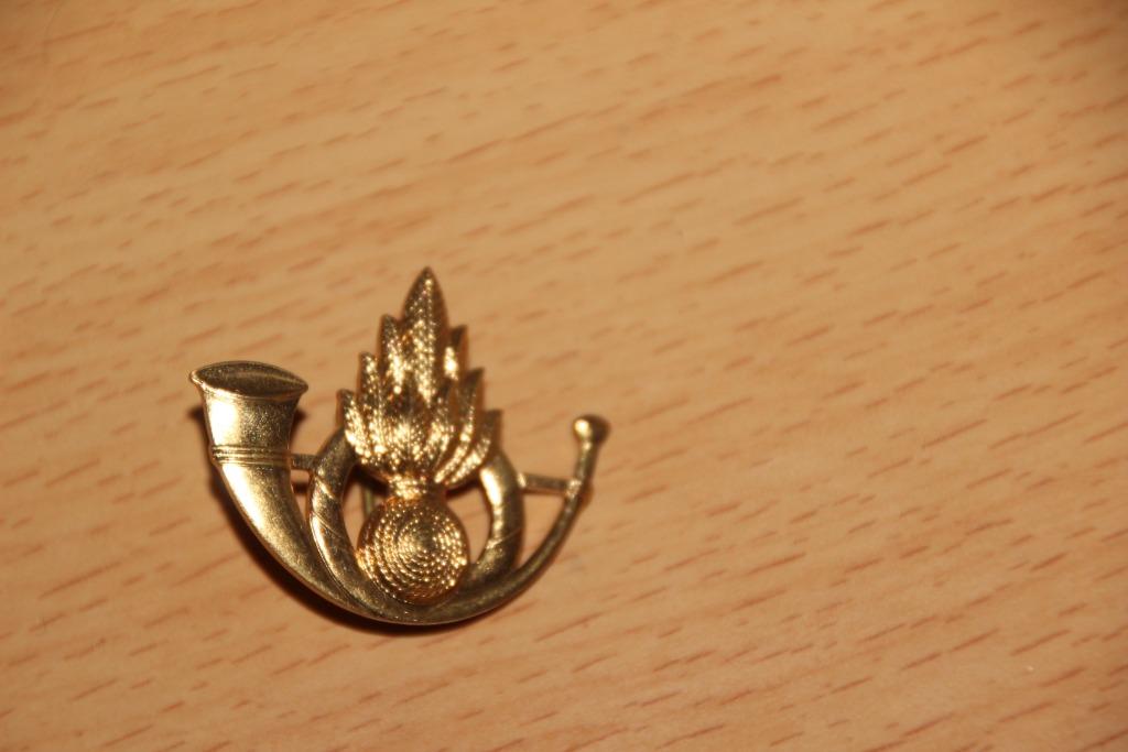 ABL Insigne " Régiment Carabiniers-Grenadiers" (or), Collections, Objets militaires | Général, Armée de terre, Envoi