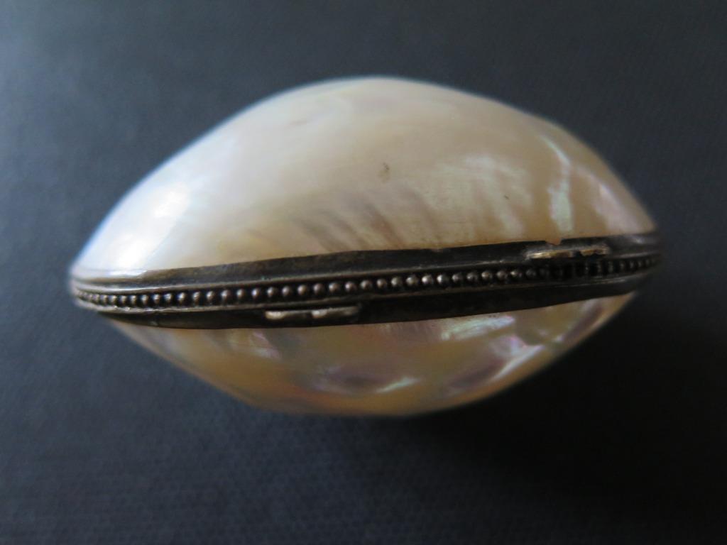 antieke schelp doos, Ophalen of Verzenden
