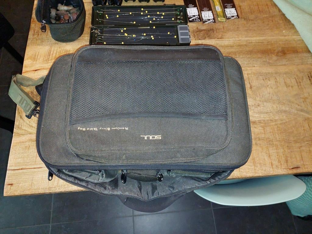 Tas met karpergerief, Ophalen, Gebruikt