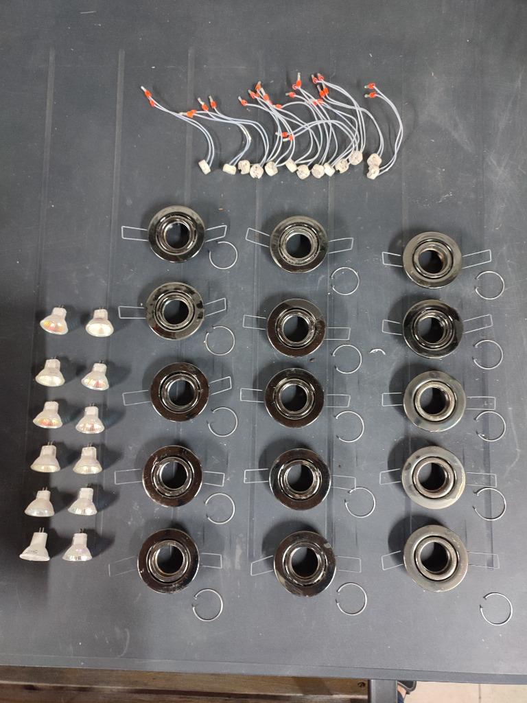 inbouwspots 12V, Gebruikt, Metaal of Aluminium, Ophalen of Verzenden, Led