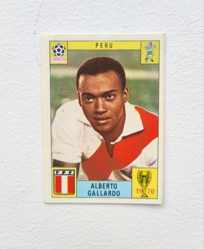 Panini Mexico 70: Peru - Alberto Gallardo., Ophalen of Verzenden, Zo goed als nieuw