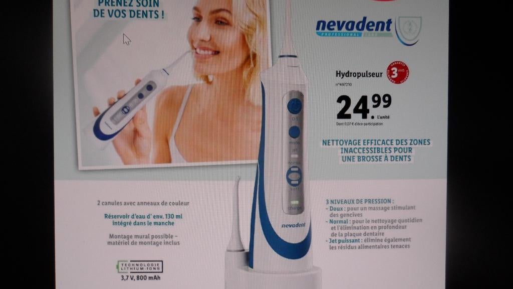 hydropulseur, Handtassen en Accessoires, Uiterlijk | Mondverzorging, Ophalen of Verzenden, Nieuw, Overige typen