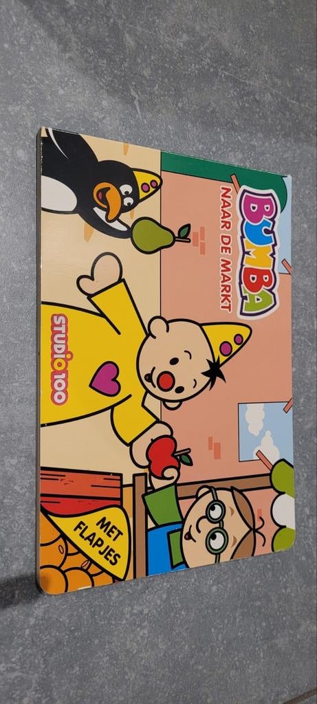 BUMBA KARTONBOEK FLAPJES : NAAR DE MARKT, Ophalen of Verzenden, Zo goed als nieuw