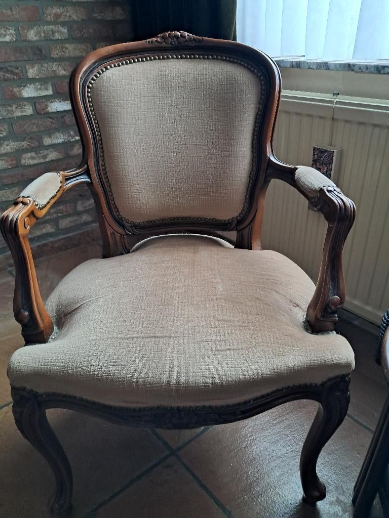 Zetel Louis XV, Ophalen, Zo goed als nieuw, Hout