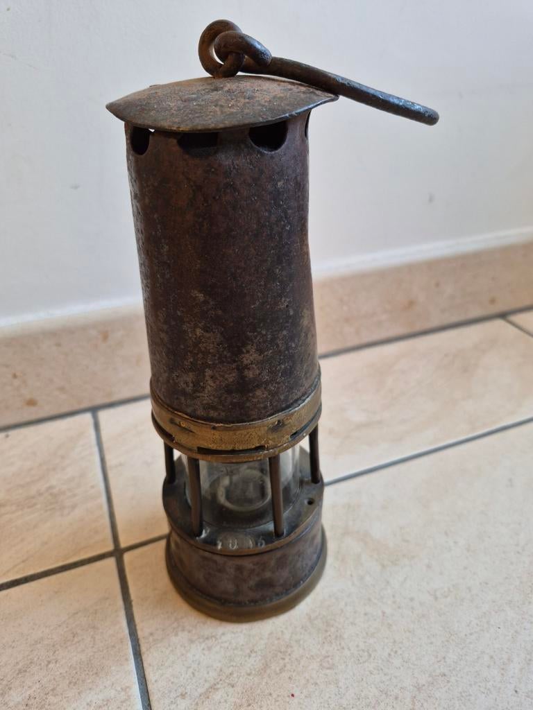 Ancienne lampe de mineur verre VSL, Antiquités & Art, Enlèvement
