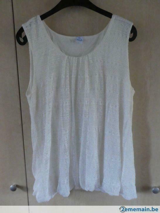 Débardeur en dentelle XL, Porté, Taille 46/48 (XL) ou plus grande, Autres couleurs