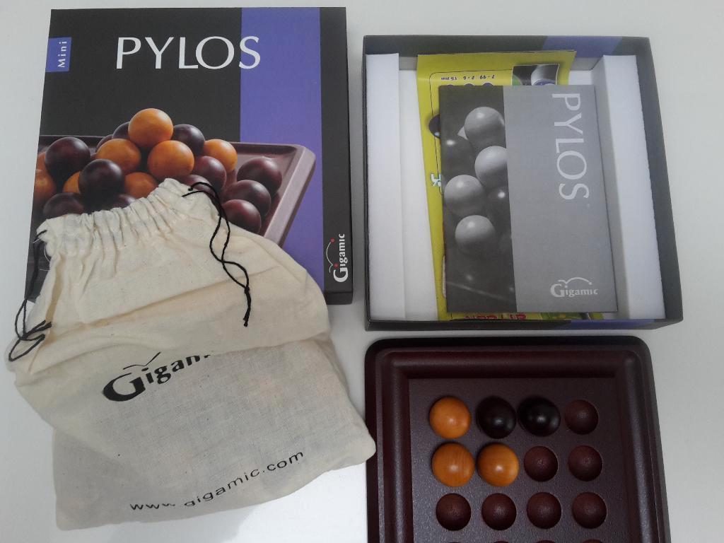 Houten spel Pylos, 2 spelers, Gigamic, als nieuw, + 1 promo, Jeu de voyage, Enlèvement ou Envoi, 1 ou 2 joueurs, Comme neuf