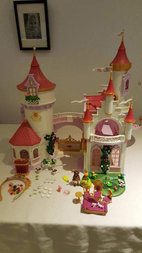 Château Playmobil avec accessoires, Enfants & Bébés, Enlèvement, Comme neuf, Ensemble complet