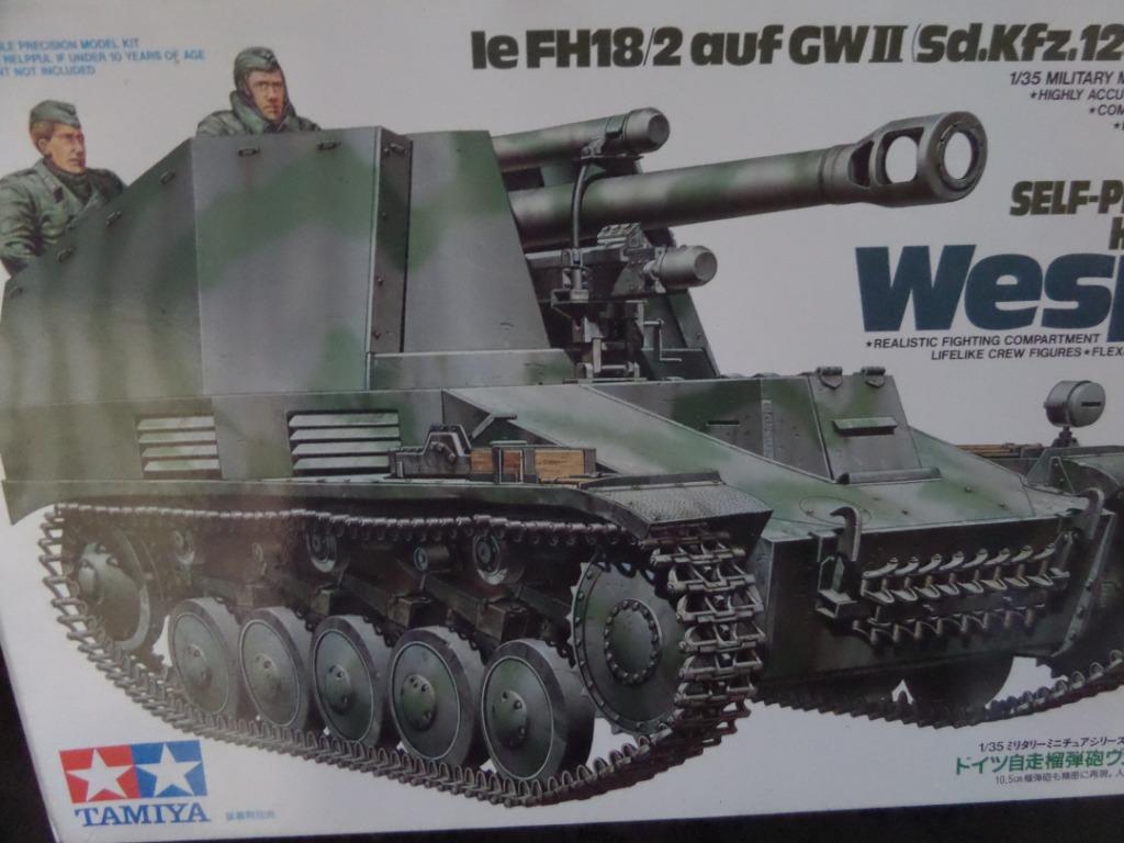 Modelbouw Kit Sd.Kfz 124 Wespe Incl resin drivers copartimen, Neuf, Tank, Enlèvement ou Envoi, Plus grand que 1:32