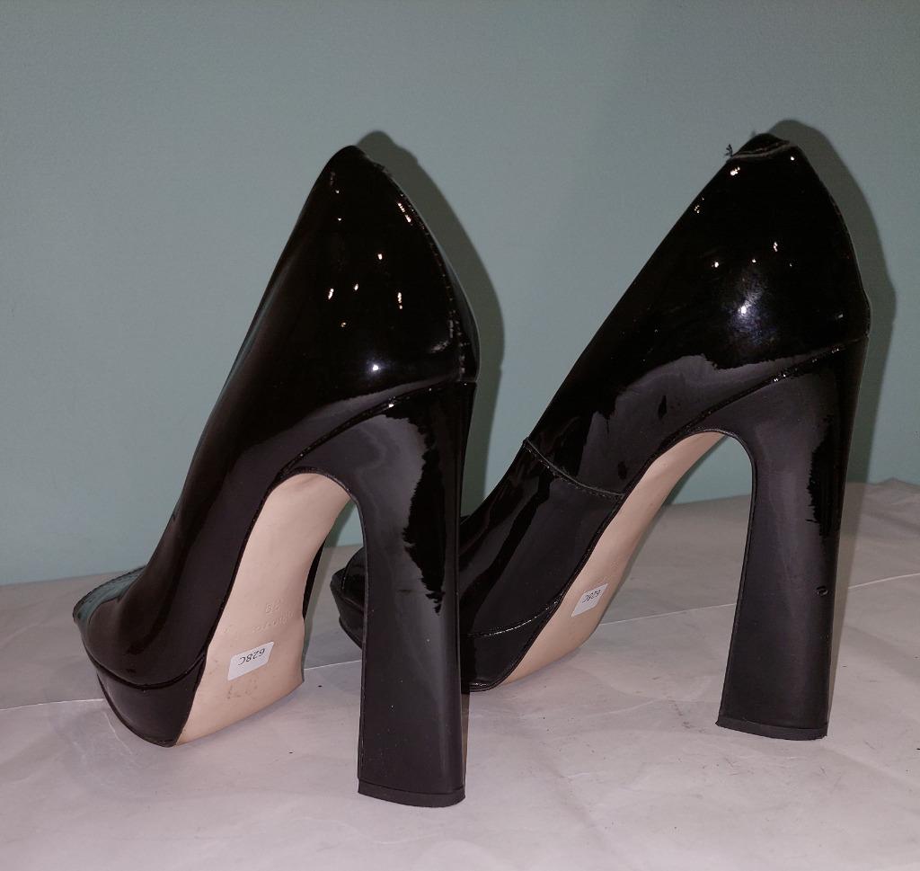 628C* Gino ROSSI prachtige zwarte pumps (39), Gino Rossi, Pumps, Verzenden, Zwart