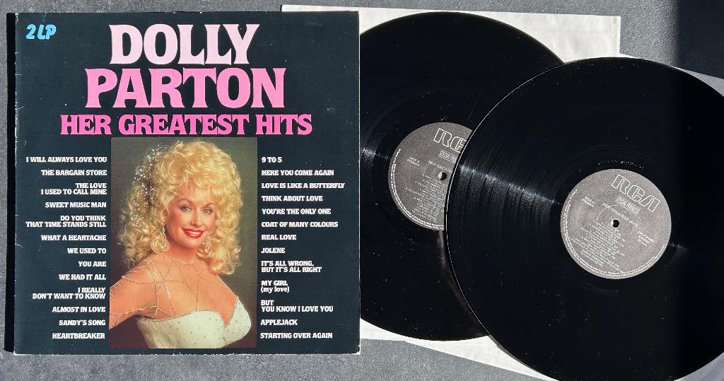 DOLLY PARTON - Her Greatest hits ( 2LP ), Envoi, 12 pouces