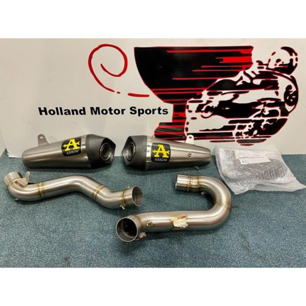 Ducati Streetfigther V4 / V4 S 2020+ Arrow uitlaat titanium, Ophalen of Verzenden, Nieuw