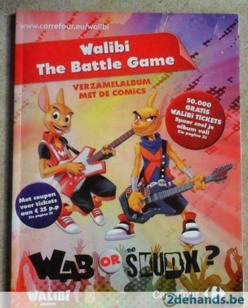 Mijn 2dehands  Walibi - The Battle Game -Volledig album, Verzenden, Zo goed als nieuw, Boek of Catalogus