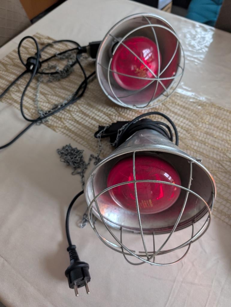 lampe chauffante pour animaux, Animaux & Accessoires, Volatiles | Accessoires, Enlèvement, Comme neuf, Couveuse