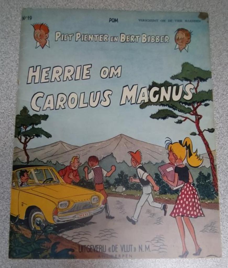 Piet Pienter en Bert Bibber Herrie om Carolus Magnus (1963), Ophalen
