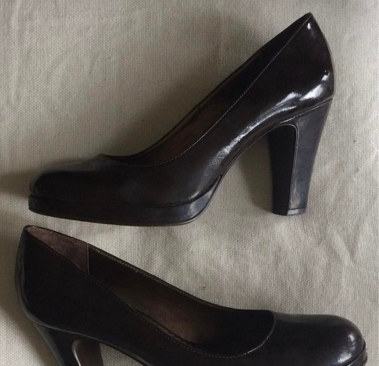 Escarpins Manoukian T39, Comme neuf, Brun, Manoukian, Escarpins