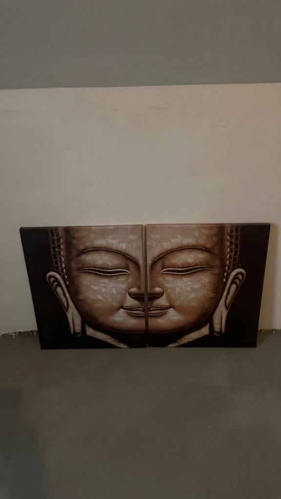 Tweedelig budha canvas, Ophalen, Zo goed als nieuw