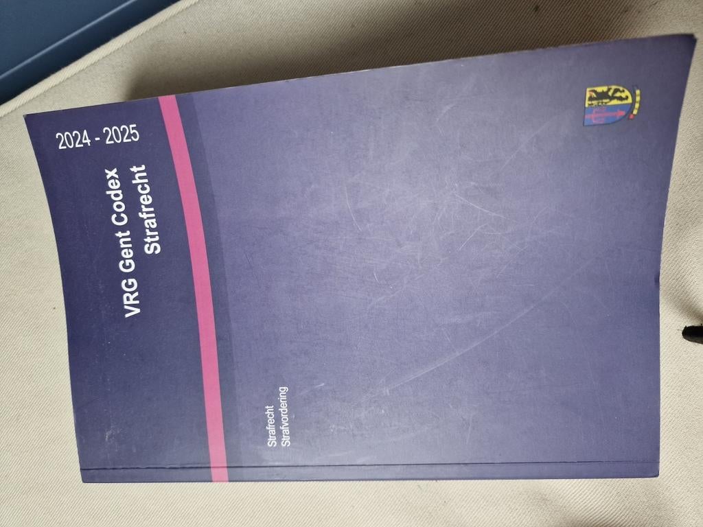 VRG Gent Codex Strafrecht, Boeken, Ophalen of Verzenden, Zo goed als nieuw