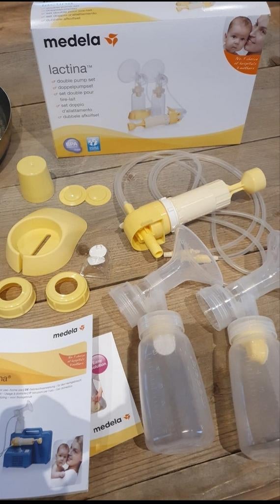 Medela Lactina dubbele afkolfset, Kinderen en Baby's, Ophalen, Zo goed als nieuw