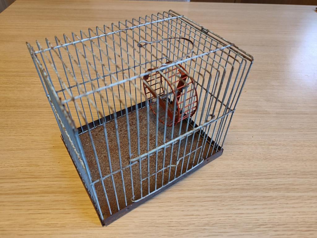 Volière ancienne cage à hamster décoration vintage rétro, Enlèvement ou Envoi