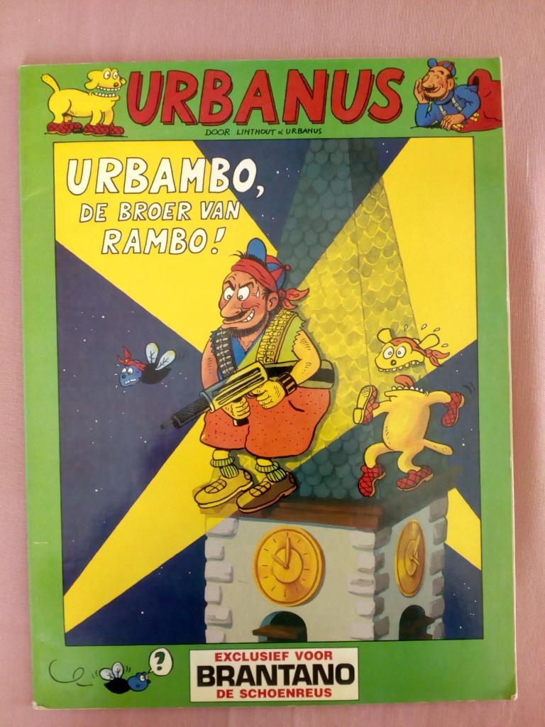 Urbambo, de Broer van Rambo!, Boeken, Linthout en Urbanus, Eén stripboek, Ophalen of Verzenden, Zo goed als nieuw