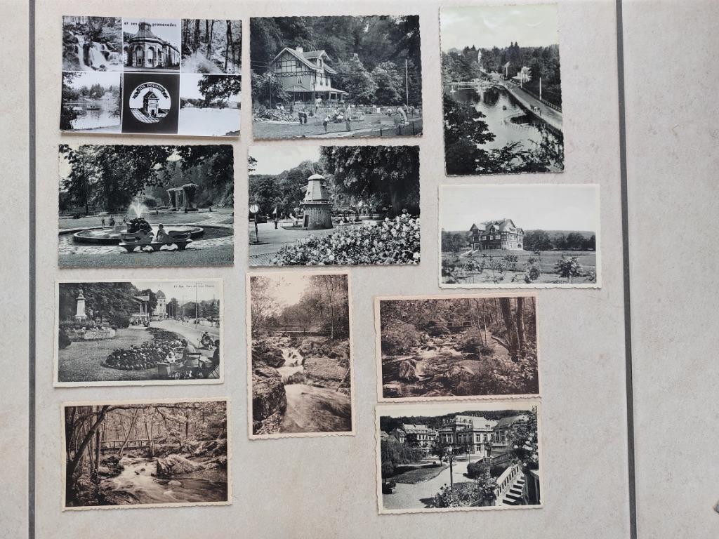 lot van 11 oude postkaarten van Spa, Verzenden