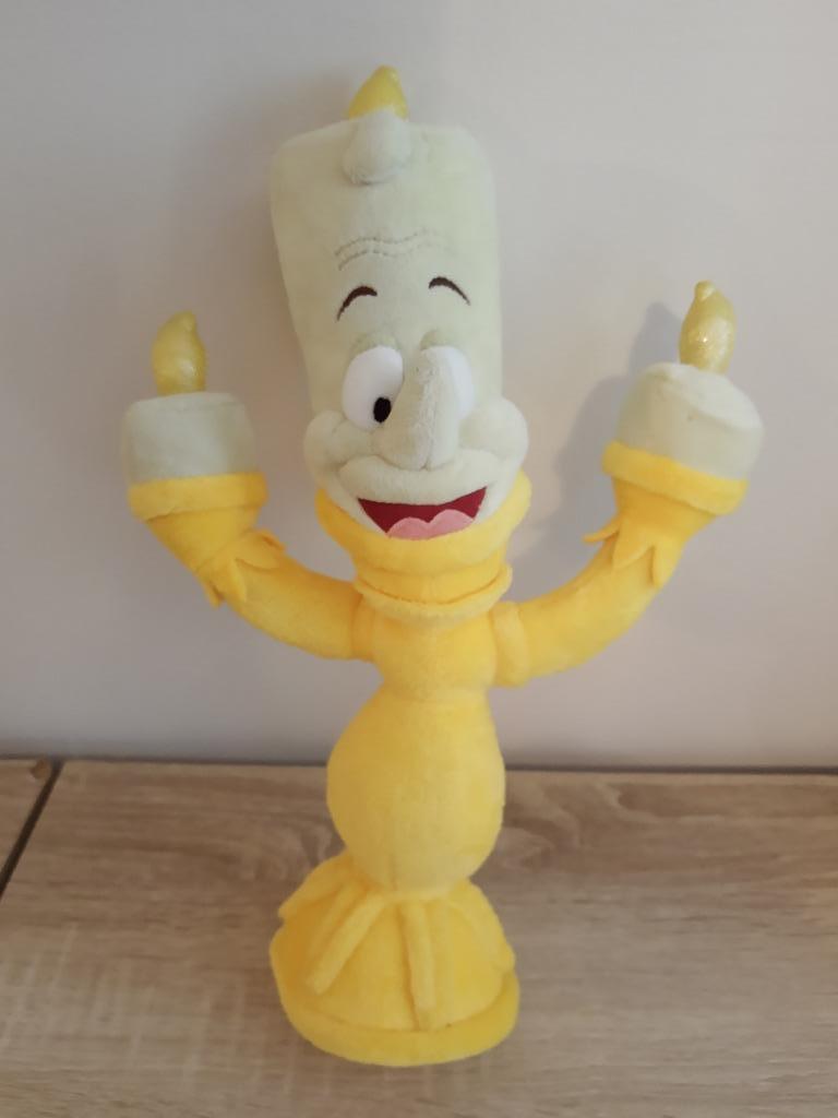 Knuffel Lumiere Beauty and the Beast Disney Store 2010, Verzamelen, Ophalen of Verzenden, Overige figuren, Zo goed als nieuw, Knuffel