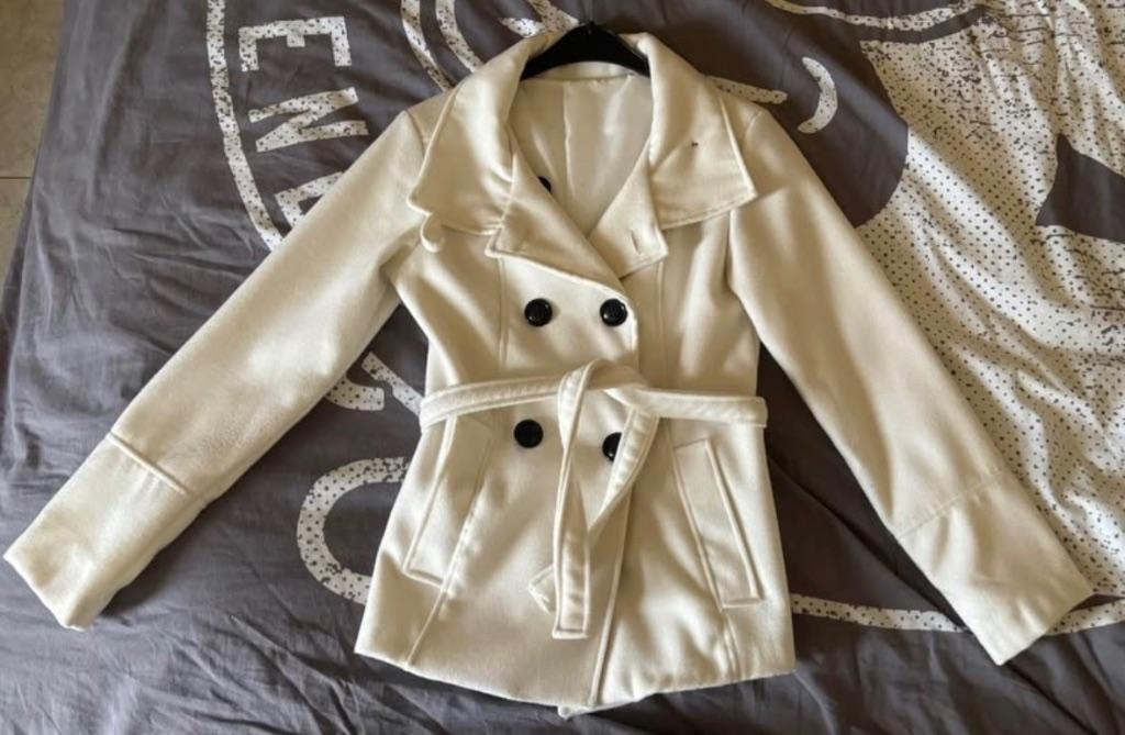 Manteau blanc, Vêtements | Femmes, Enlèvement ou Envoi, Neuf, Taille 36 (S), Blanc