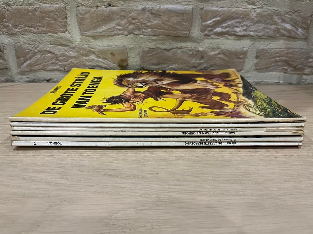 Toenga - 2,4,7,8,12 en 14, Meerdere stripboeken, Ophalen of Verzenden
