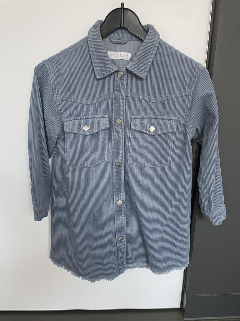 Blauw fluwelen kleed maat 128 van ZARA, Kinderen en Baby's, Kinderkleding | Maat 128, Meisje, Nieuw, Ophalen of Verzenden, Zara