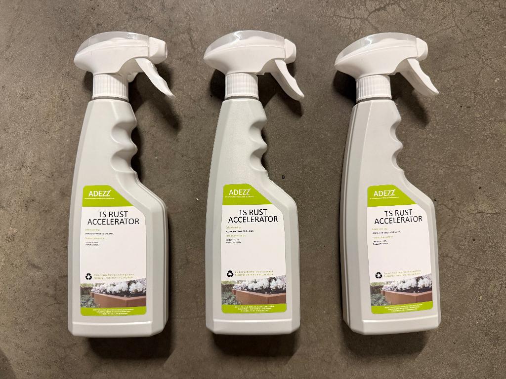 Adezz Roestversneller Cortenstaal 6x, Tuin en Terras, Ophalen